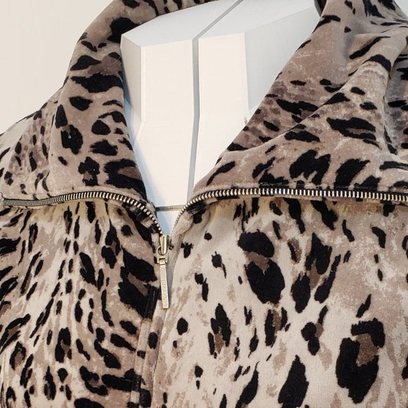 NEW 2X coat Jones New York velvety print - Picture 8 of 9